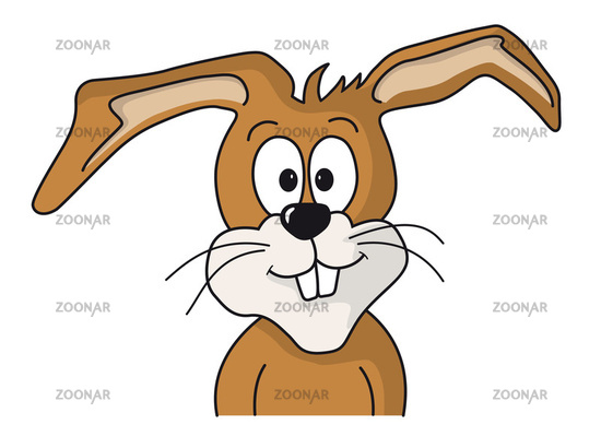 easter bunny cartoon face. Osterhase - Easter bunny